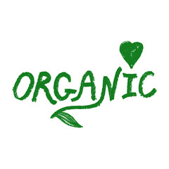 PNG healthy food badge with hand-drawn coal texture. Organic products emblem. Healthy eating icon for vegan label. Natural symbol for cosmetic design. Farming sign. Bio and eco insignia template.