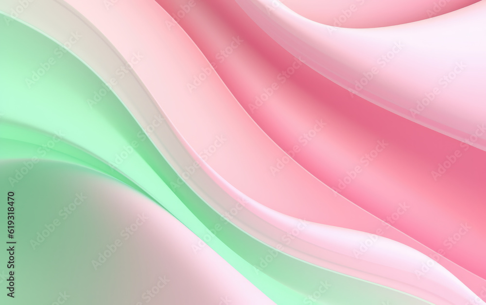Canvas Prints paste colors volumetric wavy abstract background