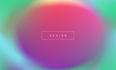 Holographic gradient pastel modern rainbow background. yellow, pink , green, purple, orange, blue colors for deign concepts, wallpapers, web, presentations and prints. vector design.
