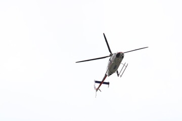 helicopter in flight