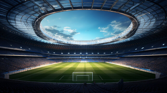 Download wallpapers football field, Olympic Stadium, Kiev, Ukraine,  football stadium, sports arena, Champions League 2018, final for desktop  free. Pictures for …