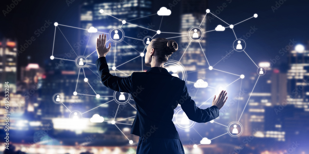 Poster modern wireless technologies and networking as tool for effective business