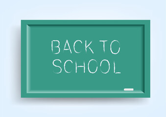 Obraz premium wooden color school blackboard with shadow