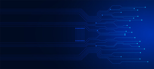 technology background with hi-tech digital data