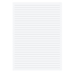 Note paper , , , adhesive tape and tack. Blank sheet, sticky note, torn piece of paper and notebook page. Templates for a note message. Vector illustration.