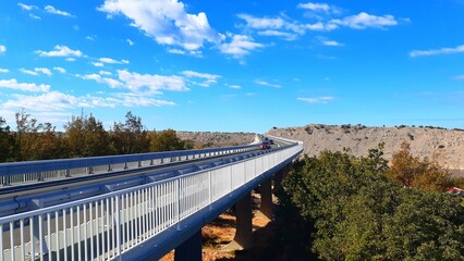 Fototapeta premium Krk - Croatia - Bridge - bridge over the river