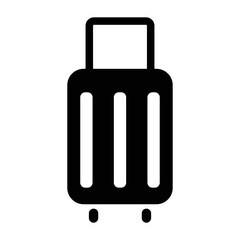 Suitcase icon vector, suitcase icon flat trendy style isolated on white background.