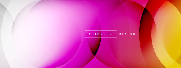 Abstract background - geometric composition created with lights and shadows. Technology or business digital template