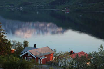 Fjord des ile Vesteralen, Norvège
