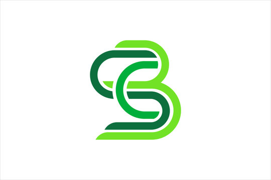 SBC logo design initial linked shape icon symbol business company identity