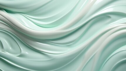 Mint lotion beauty skincare cream texture of cream cosmetic product background