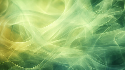 abstract green line background. Generative AI