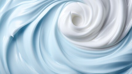 White and blue lotion beauty skincare cream texture of cream cosmetic product background