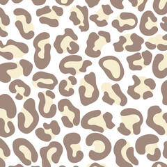 Leopard print pattern animal seamless.