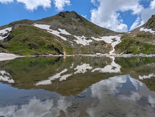 Faragras Mountain ar Capra on a sunny day