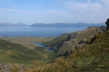 randonnée à Sto dans les Vesteralen, Norvège