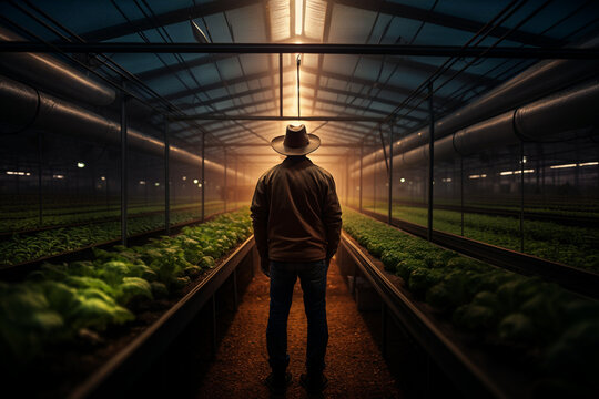 Indoor greenhouse farmer