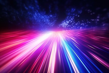 abstract futuristic background with gold PINK blue glowing neon moving high speed wave lines and bokeh lights. Data transfer concept Fantastic wallpaper