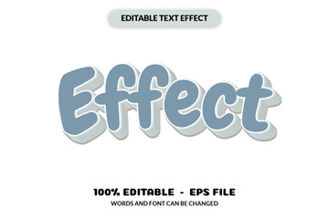 Editable Text Effect Effect Word and Font can Be Changed