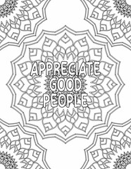 Printable Kindness Coloring sheet, Mandala Coloring sheet for Personal Growth for Kids and Adults