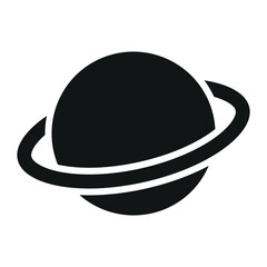 planet sign symbol vector glyph color icon