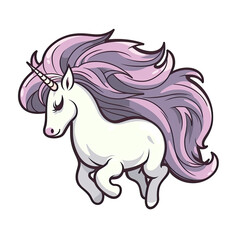 Fototapeta premium Unicorn Generative AI