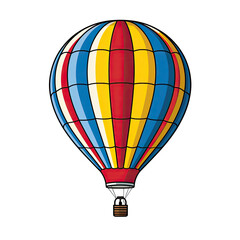 Fototapeta premium Hot Air Balloon Generative AI