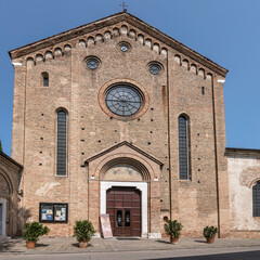 san Francesco church facade, Treviso, Italy