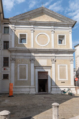 san Gaetano deconsacrated church facade, Treviso, Italy
