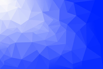 Fototapeta na wymiar graphic illustration Ice pattern triangle or crystal with a gradient of blue and white.