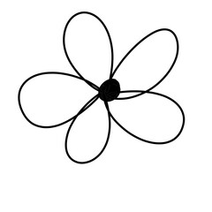 flower and butterfly