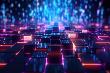 stage spotlight, hacker data hacked, hacker background, tech graphic illustration