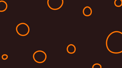 illustration of an background with orange circle strokes