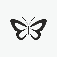 Butterfly  logo design vector illustration
