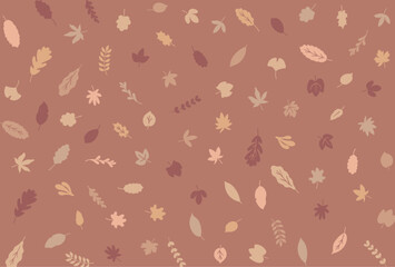 オータムカラーの紅葉の背景2