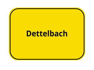Ortseingangsschild Dettelbach