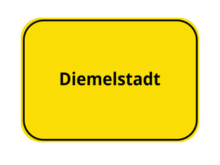 Ortseingangsschild Diemelstadt