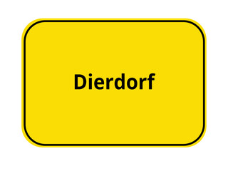 Ortseingangsschild Dierdorf