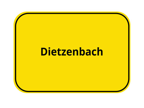 Ortseingangsschild Dietzenbach