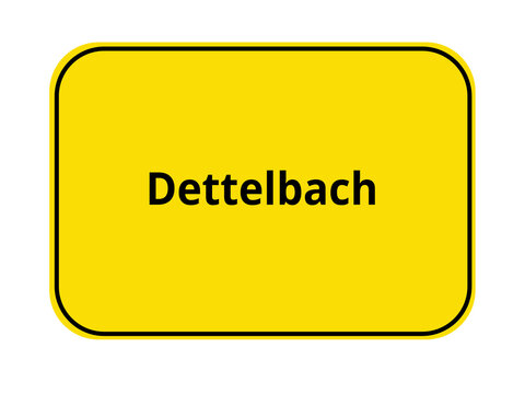 Ortseingangsschild Dettelbach