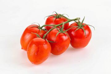 Raw red Flamenco tomato branch