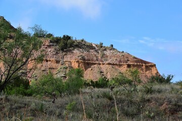 Fototapeta na wymiar Picturesque view of Palo Duro Canyon State Park in Texas, USA