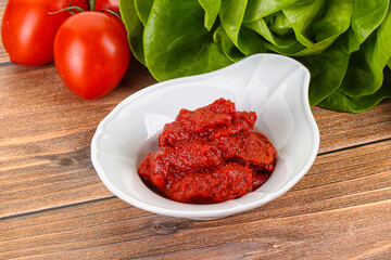 Tomato puree sauce for cooking