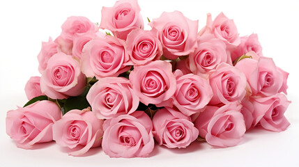 Fototapeta premium light pink roses, Generative Ai