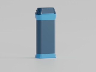 Deodorant bottle 3d illustration with white background 