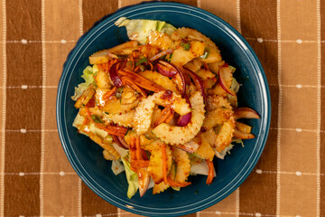 Spicy cucumber salad