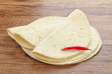 Mexican Tortilla circle bread for cooking