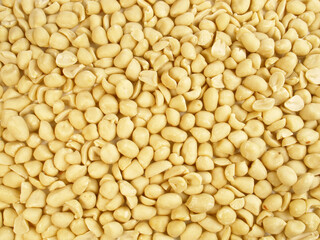 Fresh rraw peeled Peanuts - Background