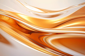 Beauty in Motion, Light Shining on Golding Splash of Oil, Creating Smooth and Elegant Swirls, Ideal for Fuel and Luxury Concepts, generative ai.