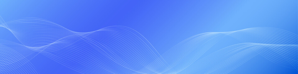 Linkedin Background, Banner, Wavy line, Gradient color vector